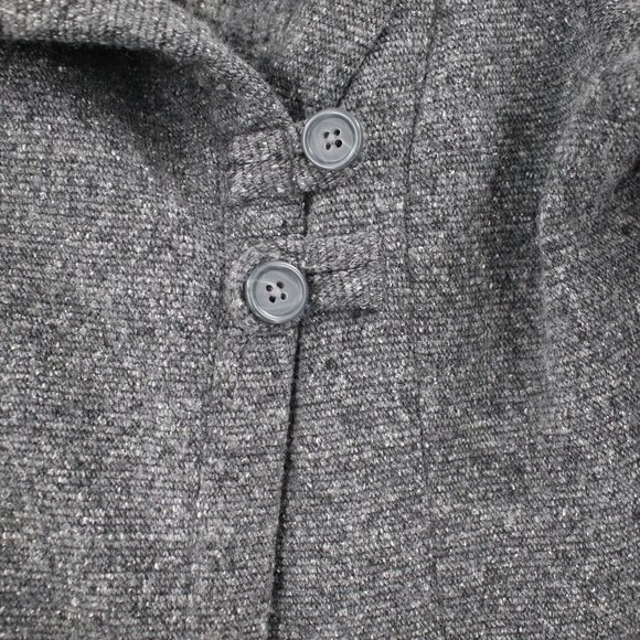 Smartwool Cardigan Womens S/M Odessa Lake Wrap Jacket Wool Silk Blend Knit gray - Picture 2 of 12